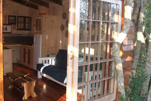 Fern Gully Forest Cabins - 4 sitting room